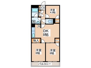 リーゼンハイムの物件間取画像